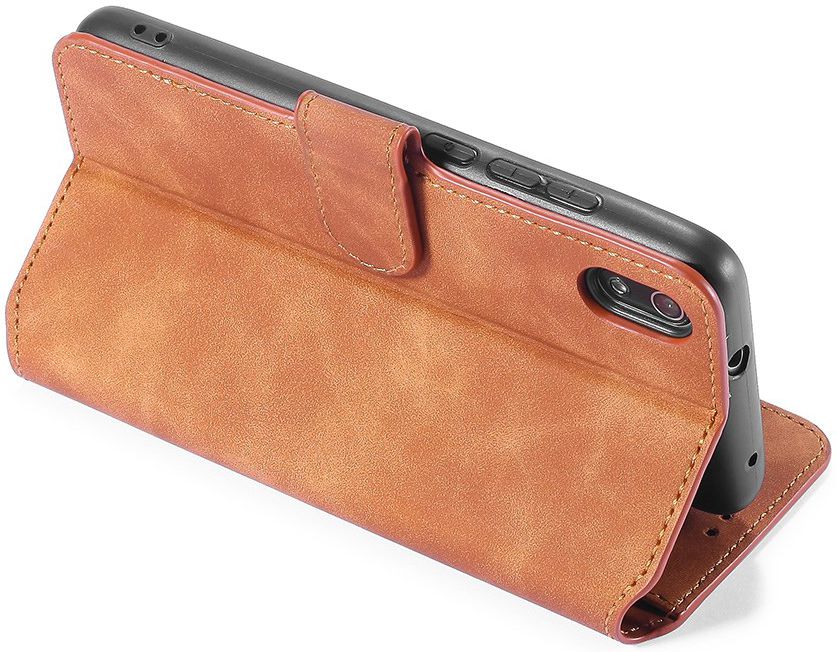 DG Ming Retro Portemonnee Xiaomi Redmi 7A Hoesje Bruin afbeelding 3