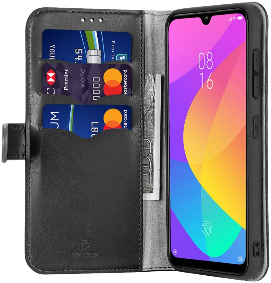 Dux Ducis Kado Series Xiaomi Mi A3 Portemonnee Hoesje Zwart afbeelding 1
