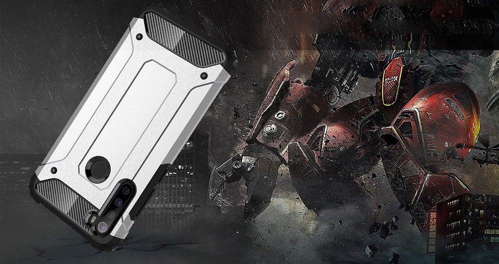 Xiaomi Redmi Note 8 Pro Armor Guard Hybrid Case Zwart afbeelding 7