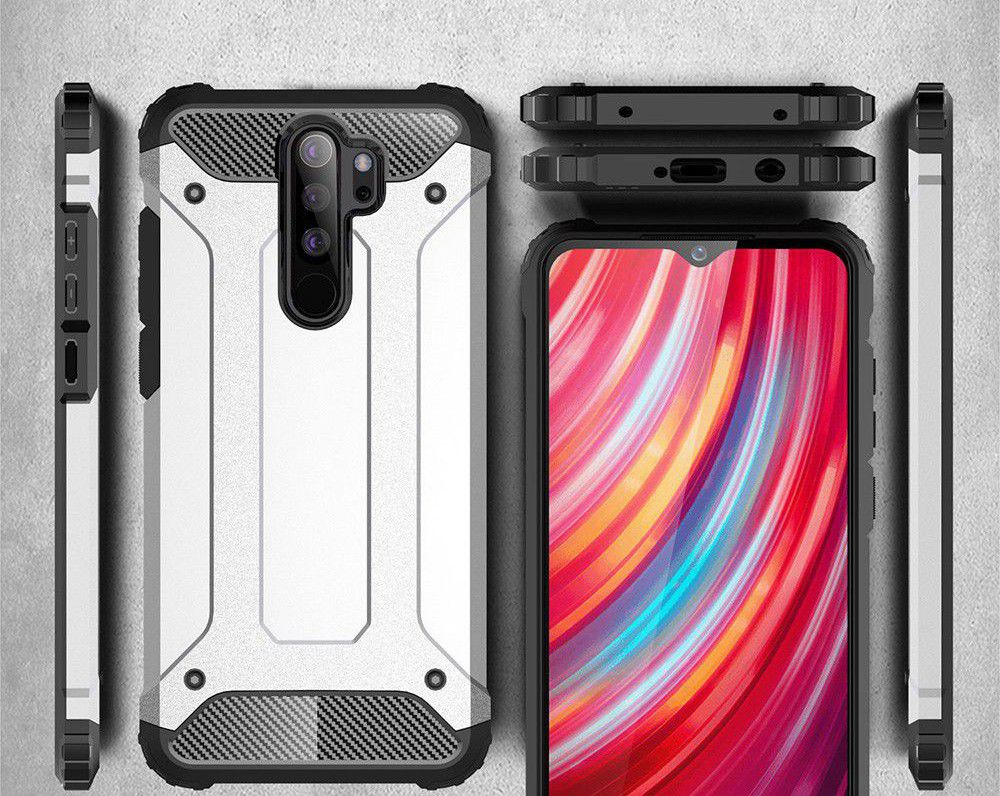 Xiaomi Redmi Note 8 Pro Armor Guard Hybrid Case Baby Blauw afbeelding 4