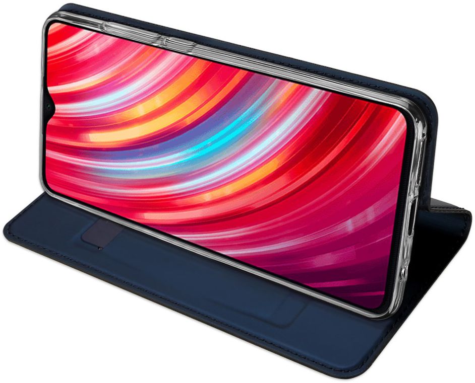 Dux Ducis Xiaomi Redmi Note 8 Pro Bookcase Hoesje Blauw afbeelding 4