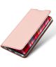 Dux Ducis Xiaomi Redmi Note 8 Pro Bookcase Roze Goud