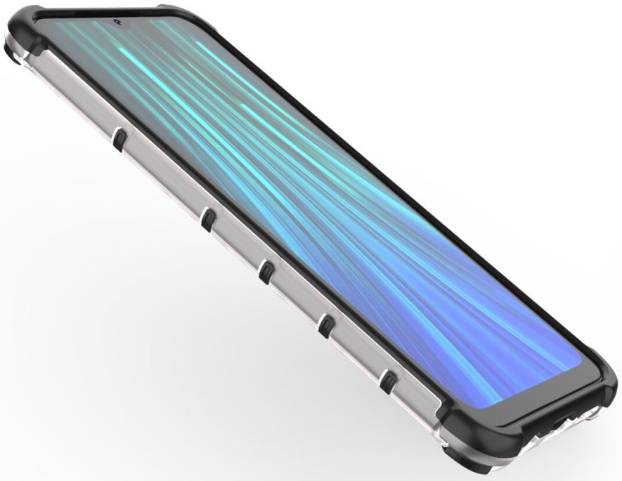 Xaiomi Redmi Note 8 Pro Hybride Honinggraat Hoesje Wit afbeelding 13