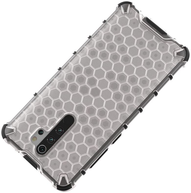 Xaiomi Redmi Note 8 Pro Hybride Honinggraat Hoesje Wit afbeelding 10