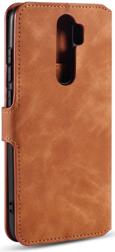 Xiaomi Redmi Note 8 Pro Retro Portemonnee Hoesje Bruin afbeelding 6