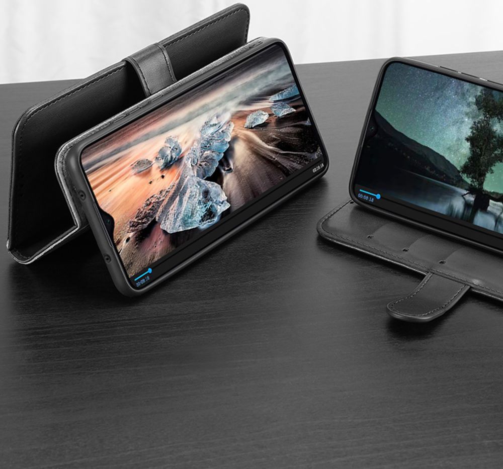 Dux Ducis Kado Series Xiaomi Redmi Note 8 Pro Portemonnee Hoesje Zwart afbeelding 3