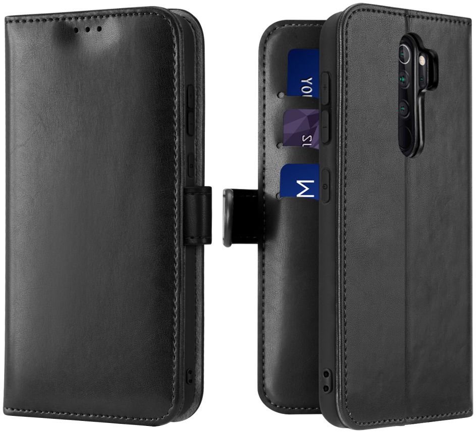 Dux Ducis Kado Series Xiaomi Redmi Note 8 Pro Portemonnee Hoesje Zwart afbeelding 4