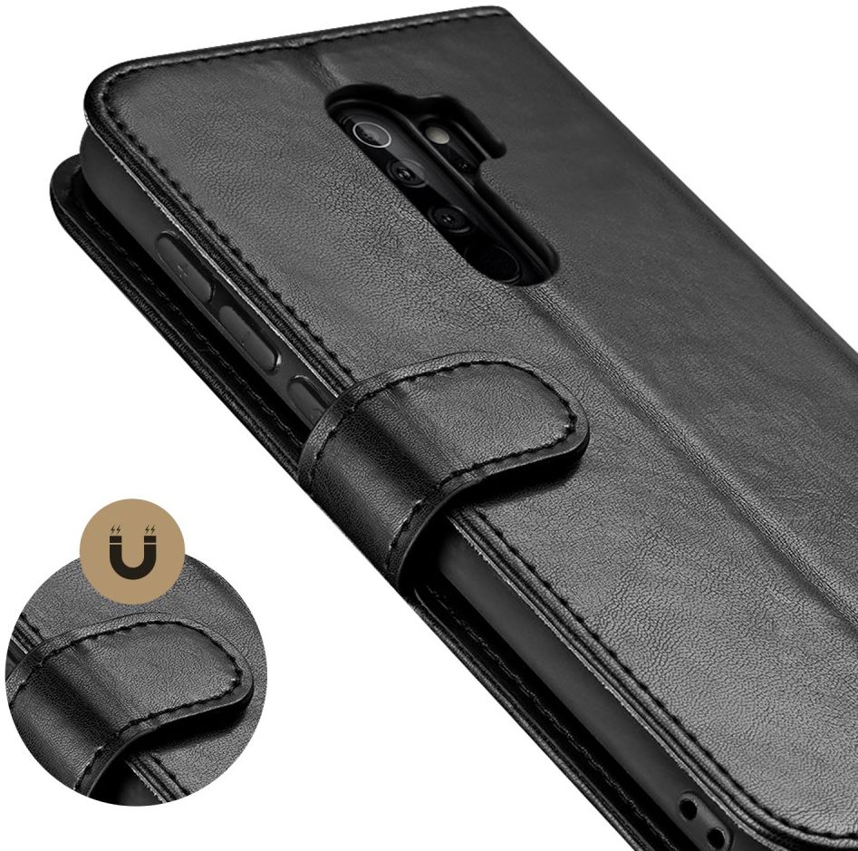 Dux Ducis Kado Series Xiaomi Redmi Note 8 Pro Portemonnee Hoesje Zwart afbeelding 7