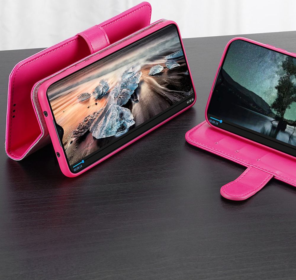 Dux Ducis Kado Series Xiaomi Redmi Note 8 Pro Portemonnee Hoesje Roze afbeelding 3