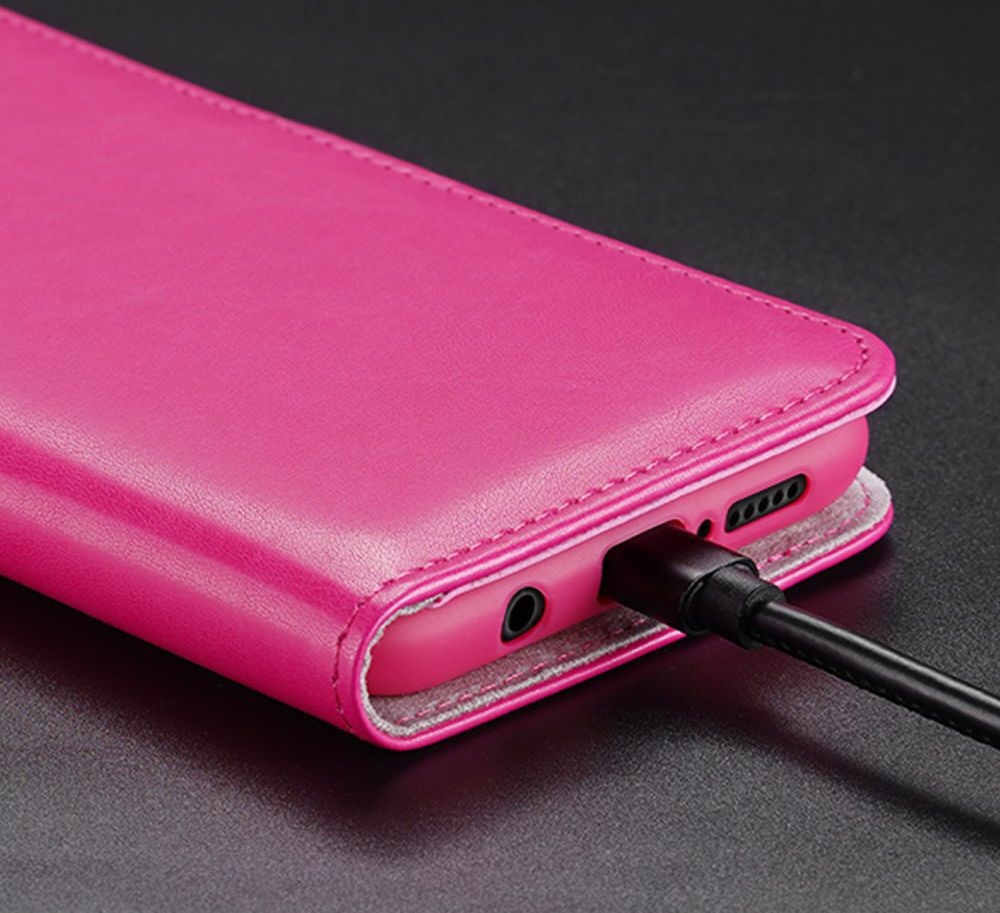 Dux Ducis Kado Series Xiaomi Redmi Note 8 Pro Portemonnee Hoesje Roze afbeelding 13