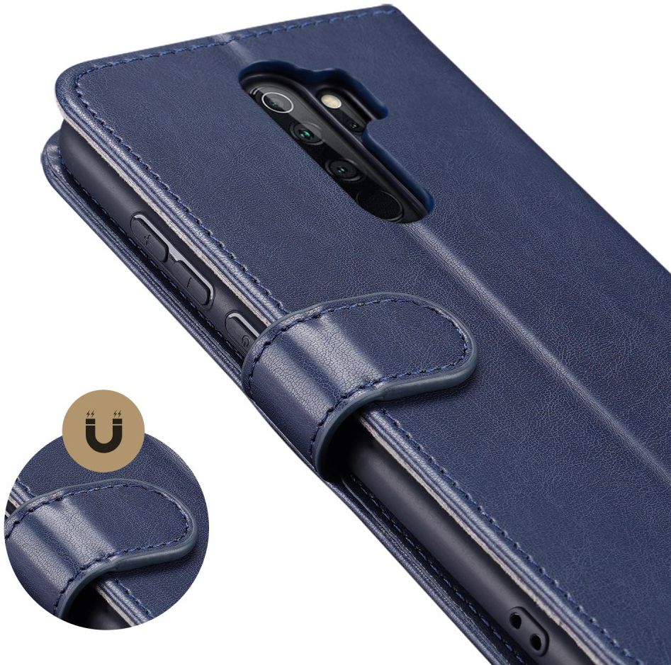 Dux Ducis Kado Series Xiaomi Redmi Note 8 Pro Portemonnee Hoesje Blauw afbeelding 6