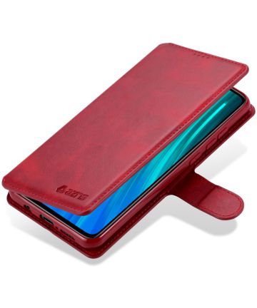 Xiaomi Redmi Note 8 Pro AZNS Portemonnee Stand Hoesje Rood Hoesjes