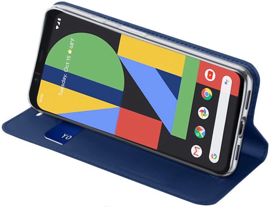 Dux Ducis Skin Pro Series Google Pixel 4 Flip Hoesje Blauw afbeelding 4
