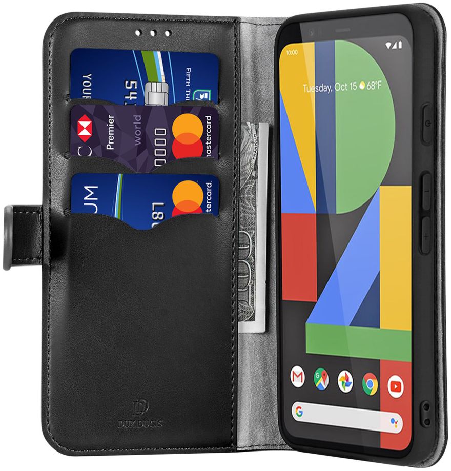 Dux Ducis Kado Series Google Pixel 4 XL Portemonnee Hoesje Zwart afbeelding 1
