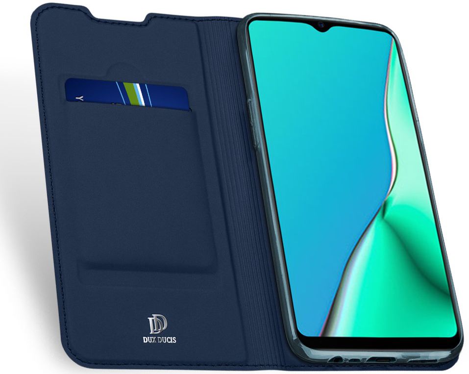 Dux Ducis Skin Pro Series Oppo A5 / A9 (2020) Flip Hoesje Blauw afbeelding 2
