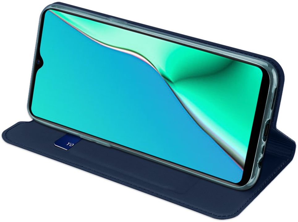 Dux Ducis Skin Pro Series Oppo A5 / A9 (2020) Flip Hoesje Blauw afbeelding 4