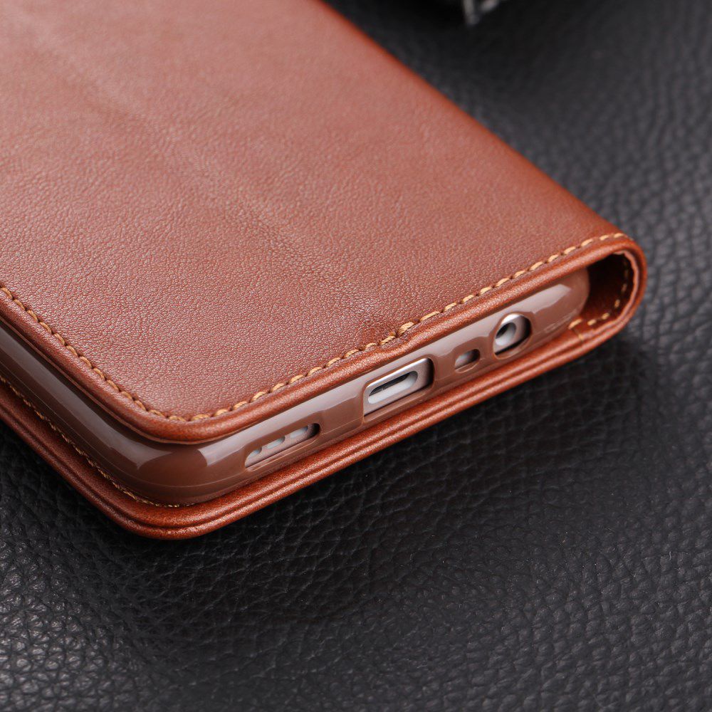 AZNS Oppo A5 / A9 2020 Portemonnee Stand Hoesje Bruin afbeelding 7
