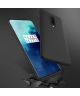 OnePlus 7T Pro Twill Slim Texture Back Cover Zwart