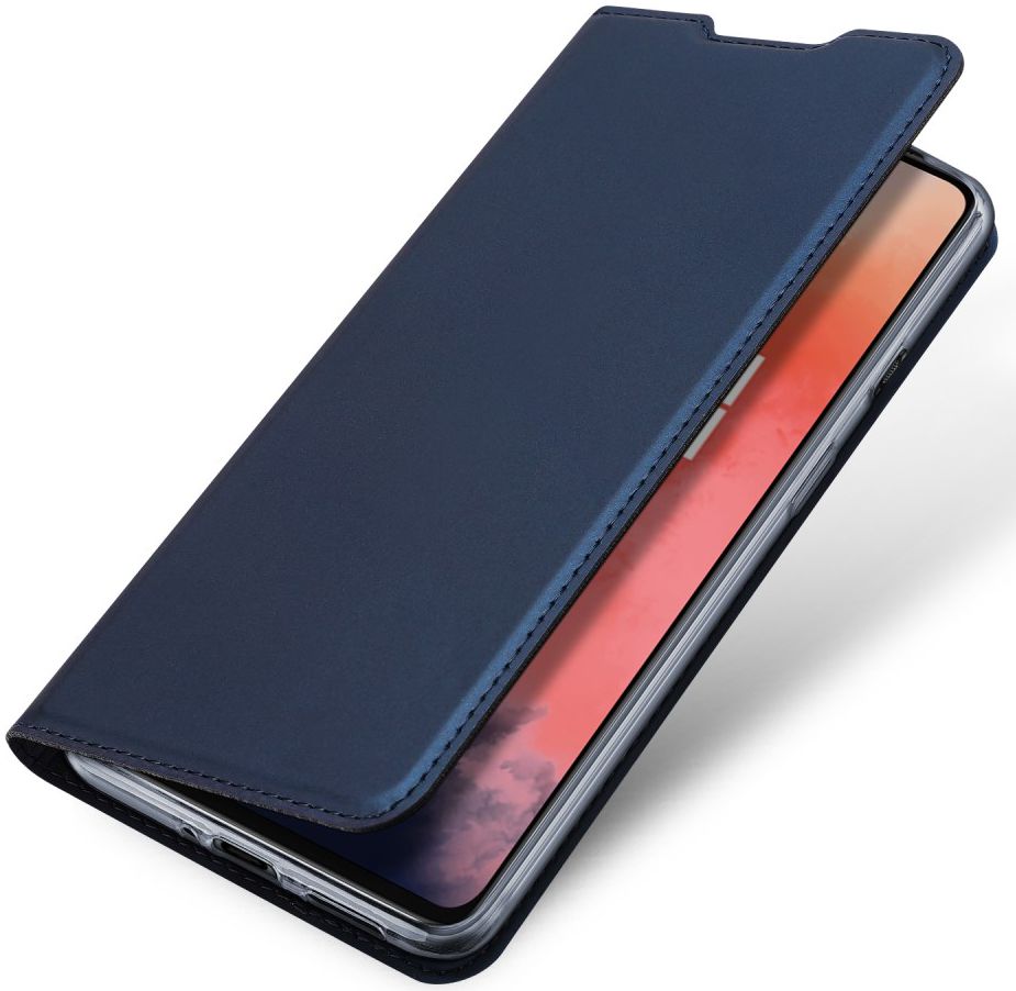 Dux Ducis Skin Pro Series OnePlus 7T Flip Hoesje Blauw afbeelding 1