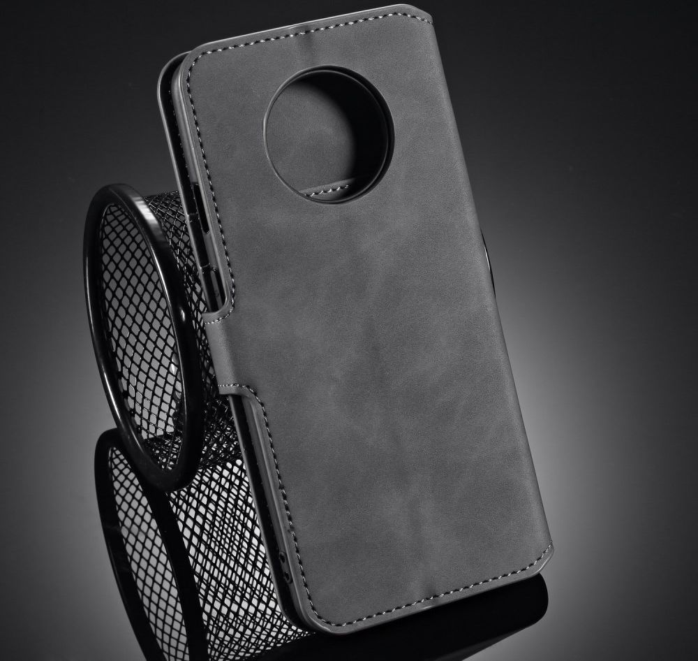 DG Ming Retro Portemonnee OnePlus 7T Hoesje Grijs afbeelding 9