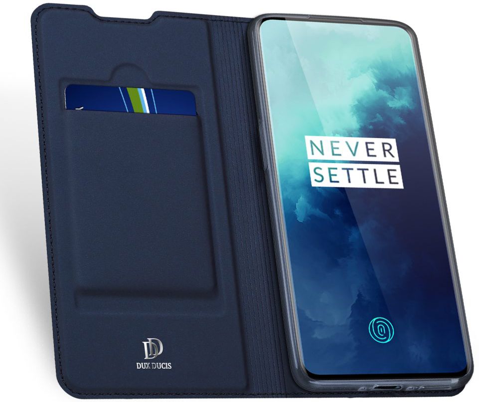 Dux Ducis Skin Pro Book Case OnePlus 7T Pro Hoesje Blauw afbeelding 2