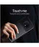 OnePlus 7T Twill Texture Hoesje Zwart