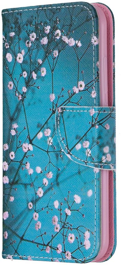 Nokia 2.2 Portemonnee Hoesje met Bloeiende Boom Print afbeelding 1