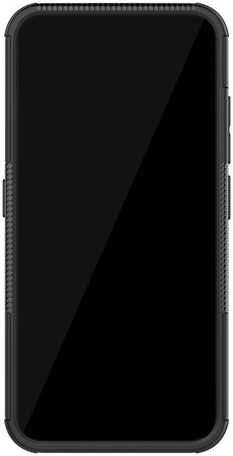 Nokia 2.2 Robuust Hybride Hoesje Zwart afbeelding 4
