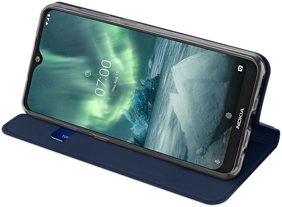 Dux Ducis Premium Book Case Nokia 6.2 / 7.2 Hoesje Blauw afbeelding 4