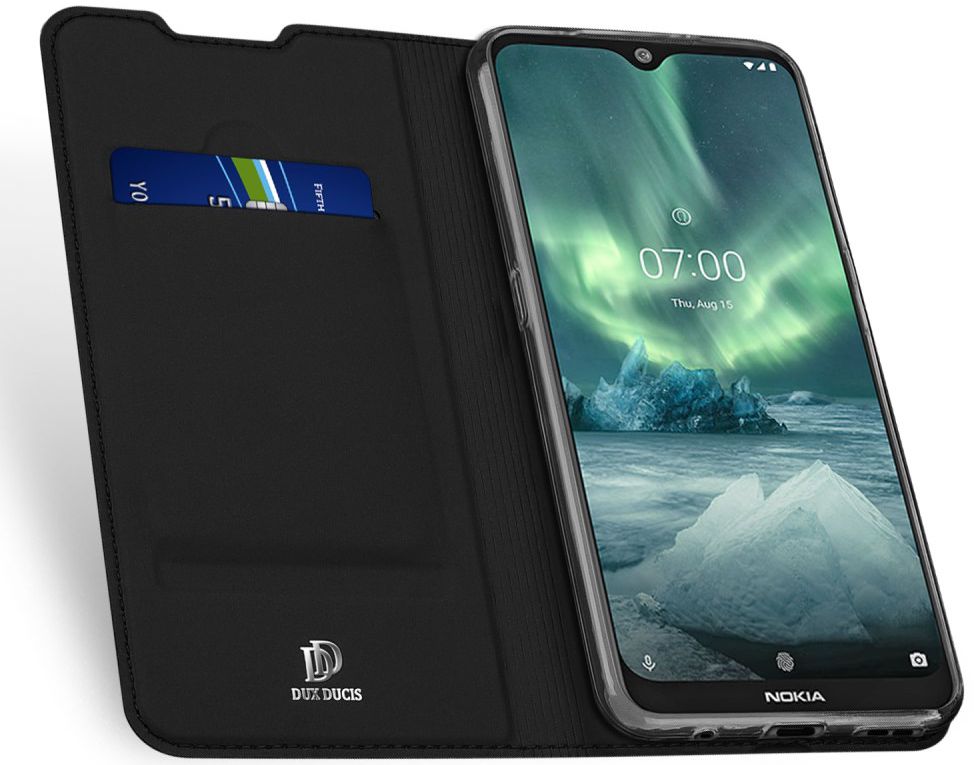 Dux Ducis Premium Book Case Nokia 6.2 / 7.2 Hoesje Zwart afbeelding 4