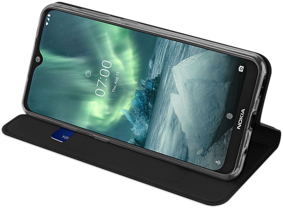 Dux Ducis Premium Book Case Nokia 6.2 / 7.2 Hoesje Zwart afbeelding 2