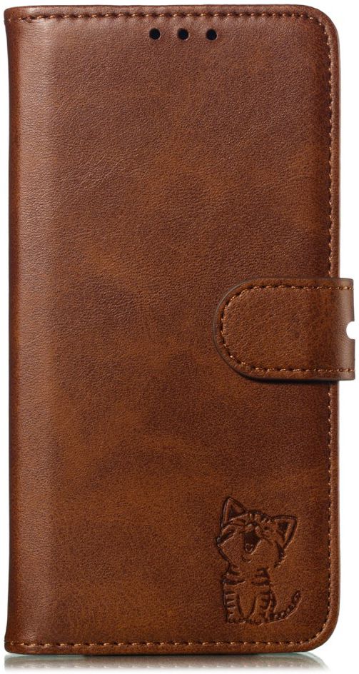 Nokia 6.2 / 7.2 Portemonnee Hoesje Met Kat Coffee afbeelding 1
