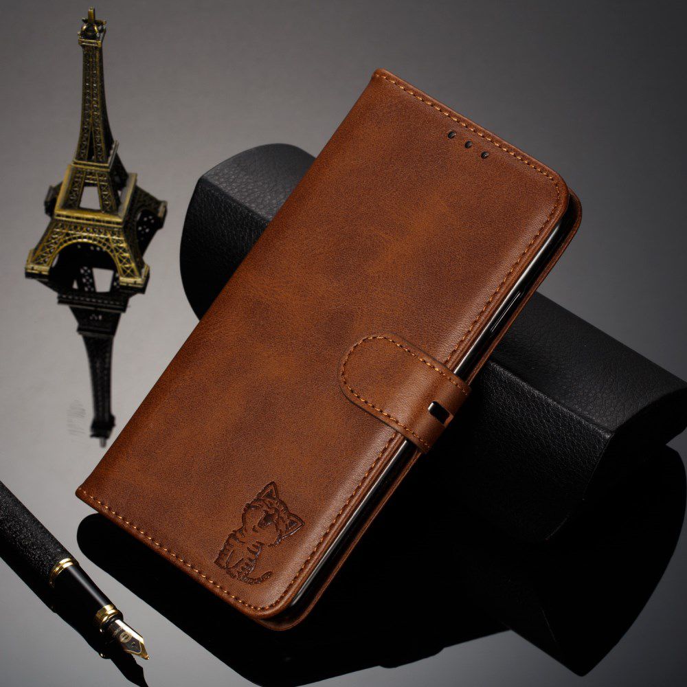 Nokia 6.2 / 7.2 Portemonnee Hoesje Met Kat Coffee afbeelding 9