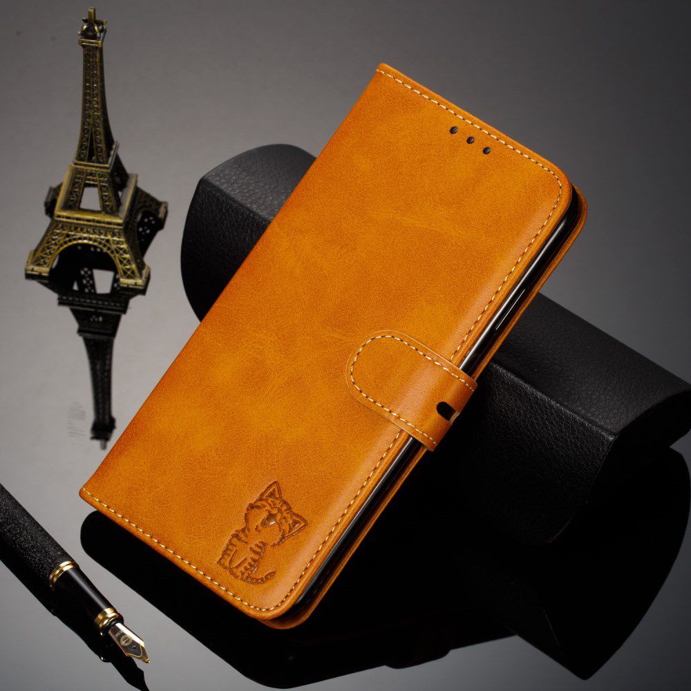 Nokia 6.2 / 7.2 Portemonnee Hoesje Met Kat Bruin afbeelding 9