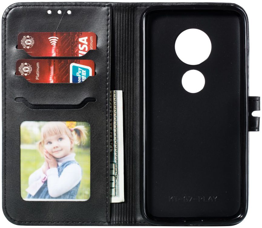 Nokia 6.2 / 7.2 Portemonnee Hoesje Met Kat Zwart afbeelding 3
