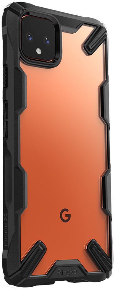 Ringke Fusion X Google Pixel 4 XL Hoesje Transparant / Zwart afbeelding 2