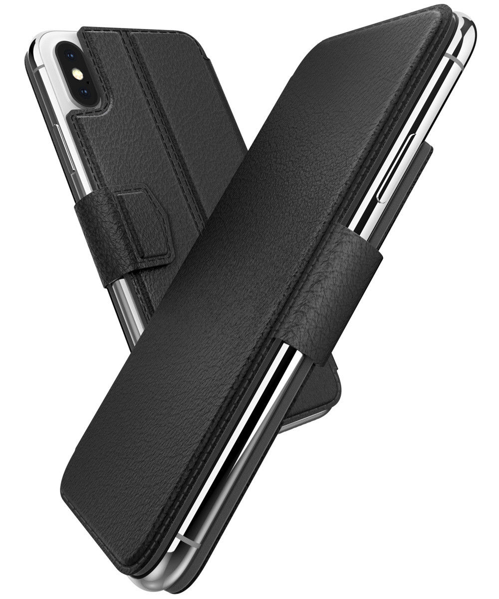 Raptic folio Air Apple iPhone XS/X hoesje book case zwart afbeelding 1