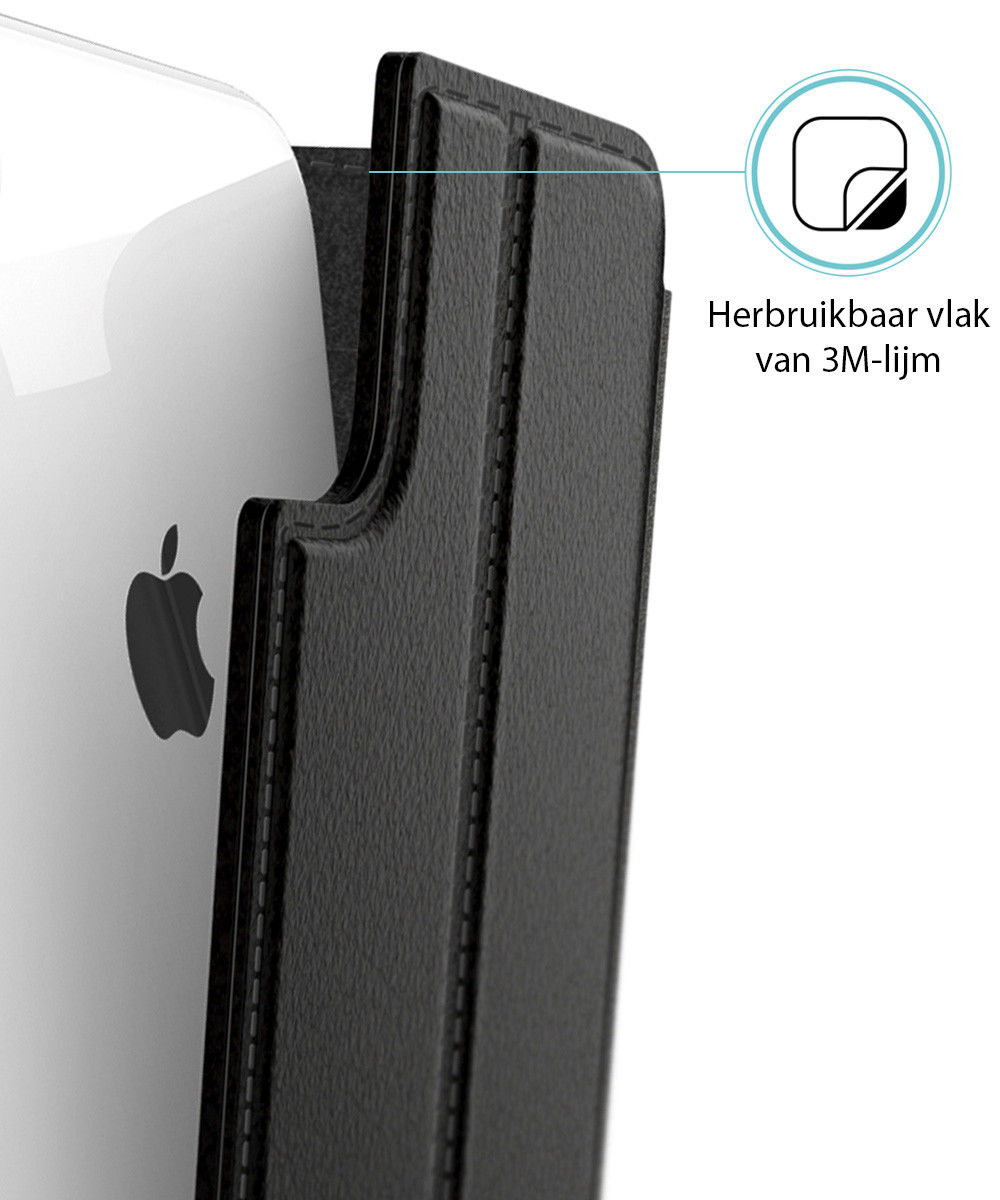 Raptic folio Air Apple iPhone XS/X hoesje book case zwart afbeelding 4
