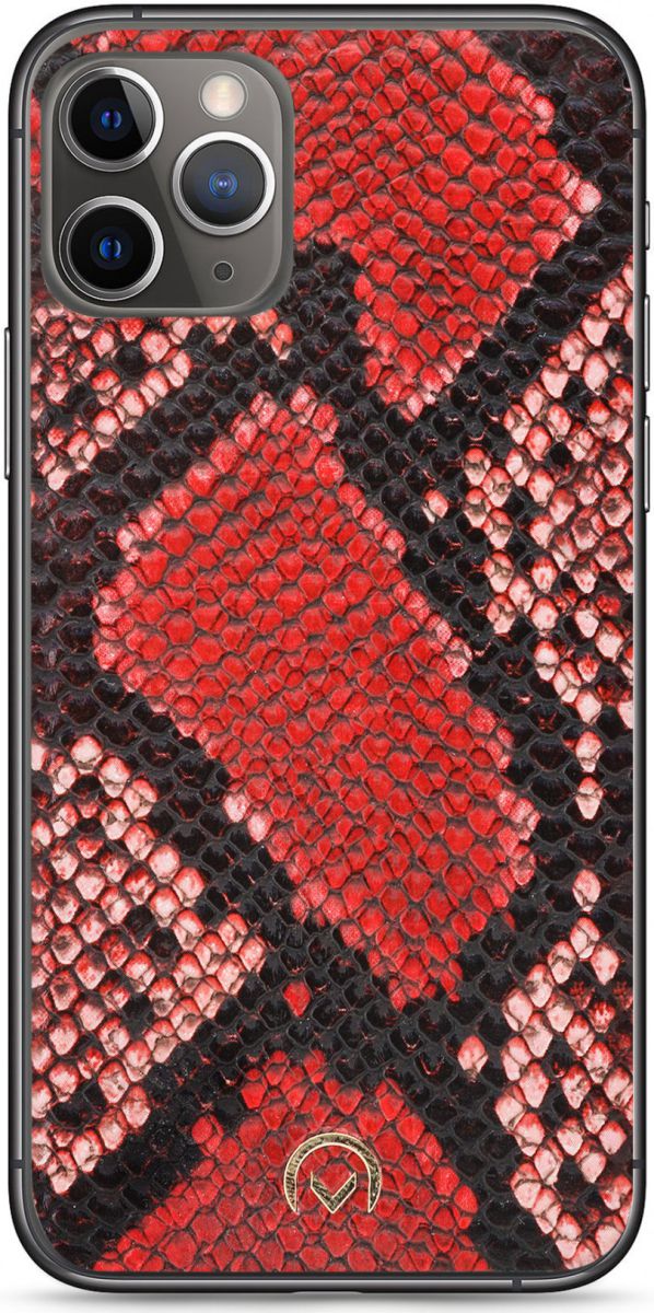 Mobilize Velvet Clutch Apple iPhone 11 Pro Hoesje Red Snake afbeelding 3