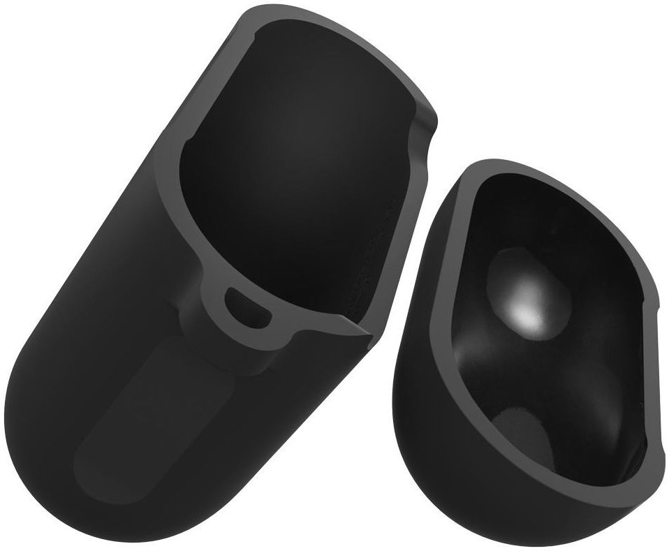 Spigen Silicone Fit Apple AirPods Hoesje Zwart afbeelding 2