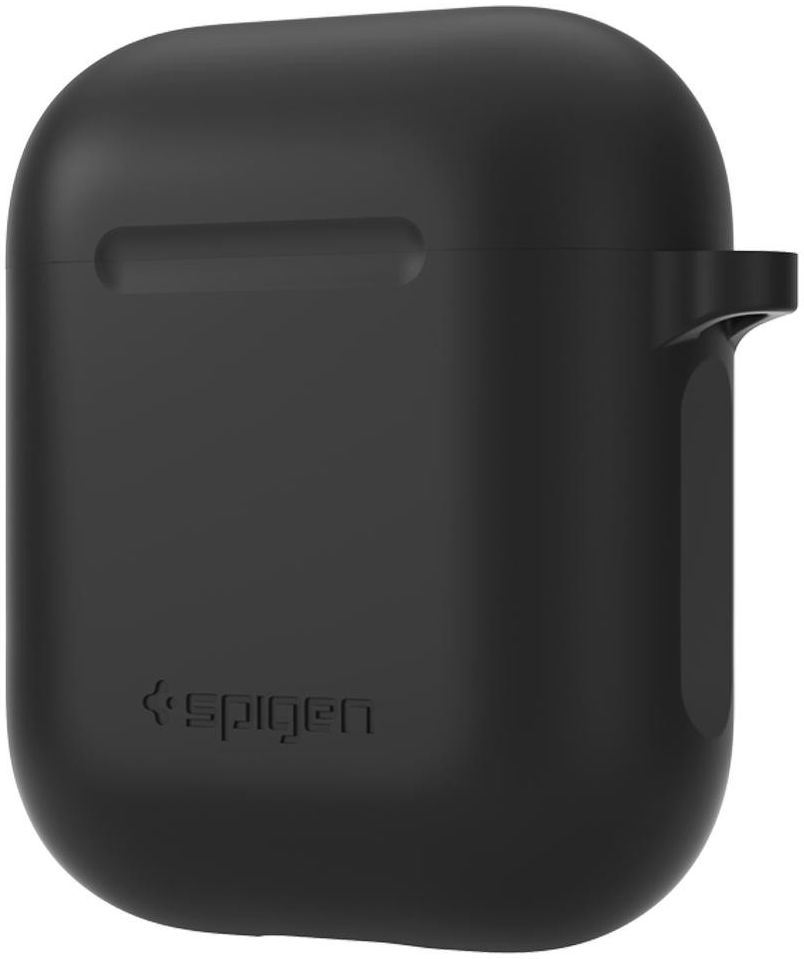 Spigen Silicone Fit Apple AirPods Hoesje Zwart afbeelding 3