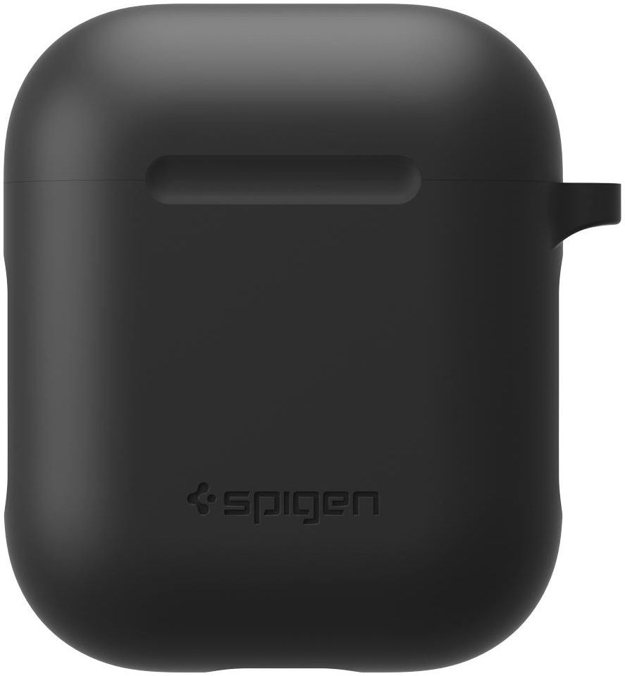 Spigen Silicone Fit Apple AirPods Hoesje Zwart afbeelding 4