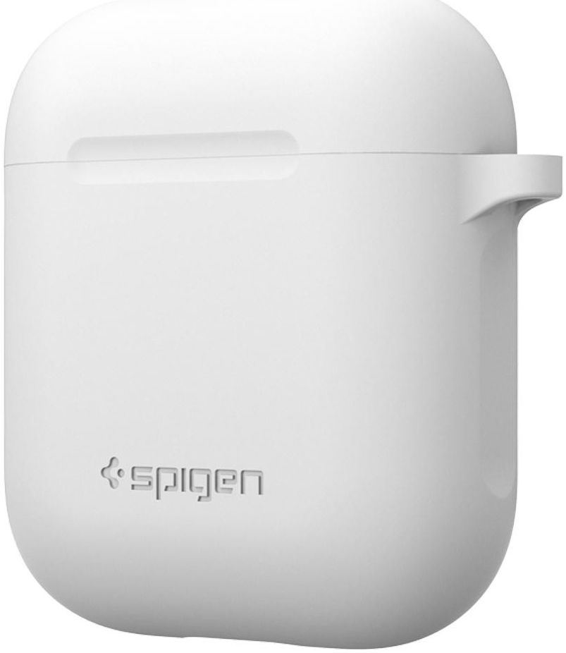 Spigen Silicone Fit Apple AirPods Hoesje Wit afbeelding 3