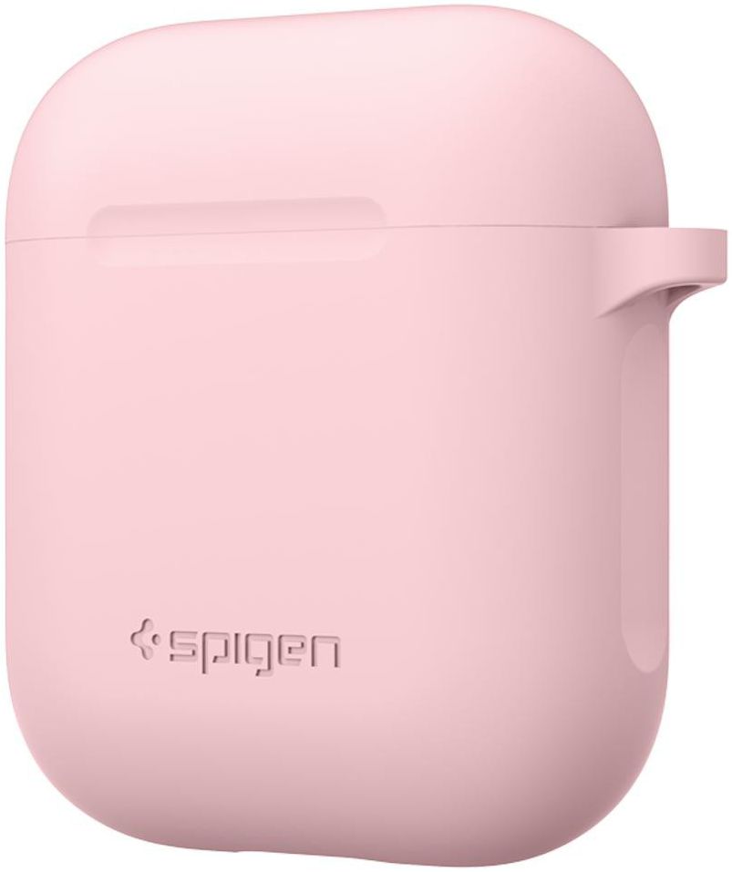 Spigen Silicone Fit Apple AirPods Hoesje Roze afbeelding 3