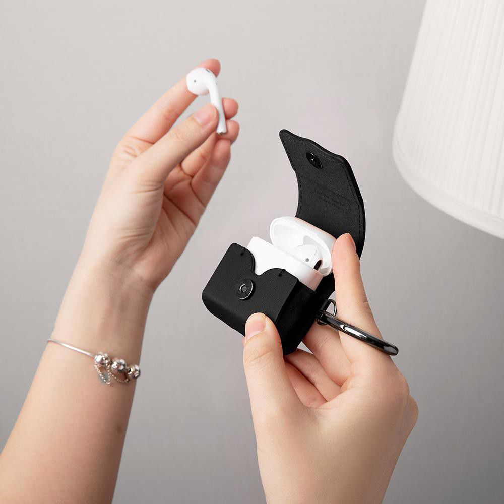 Spigen Valentinus Apple AirPods Hoesje Zwart afbeelding 10