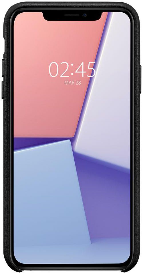 Spigen Ciel by Cyrill Basic iPhone 11 Pro Max Hoesje Leather Black afbeelding 4