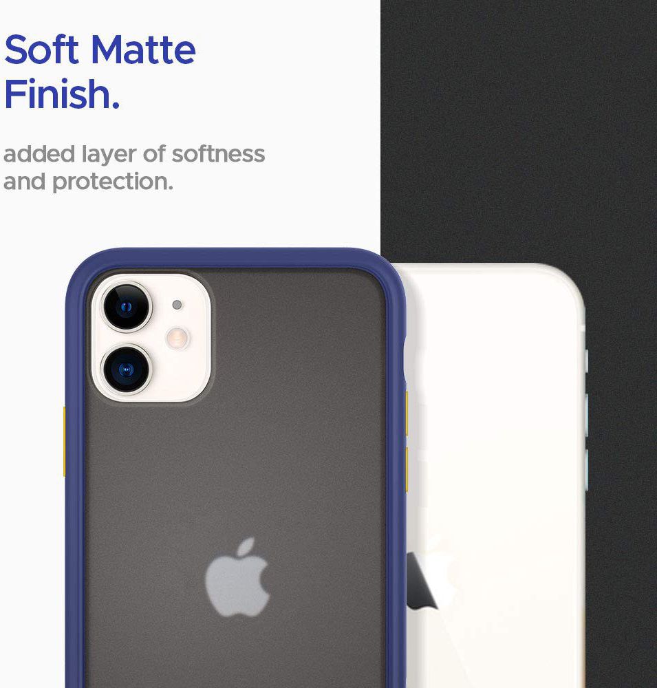 Spigen Ciel Color Brick Apple iPhone 11 Hoesje Back Cover Blauw afbeelding 3