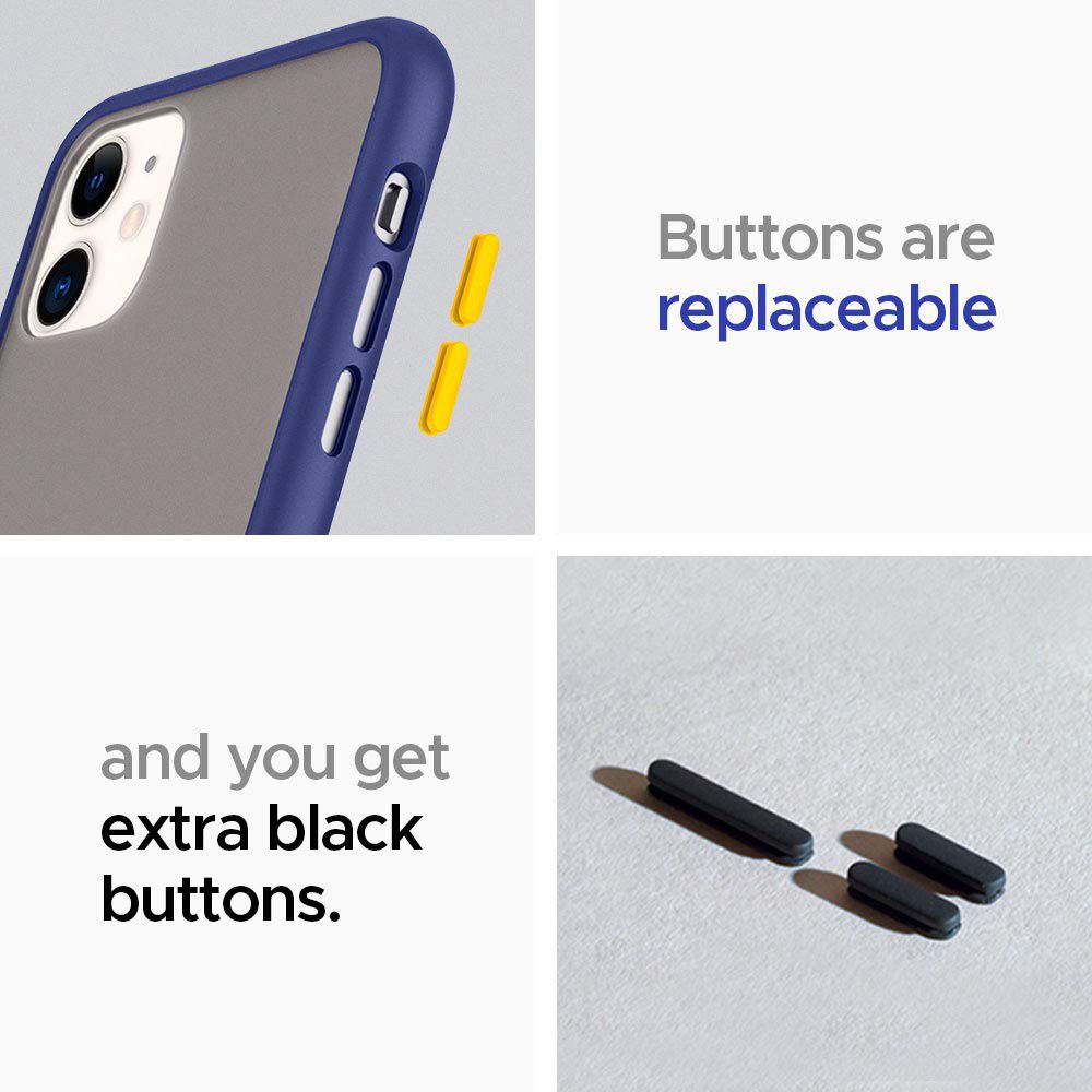 Spigen Ciel Color Brick Apple iPhone 11 Hoesje Back Cover Blauw afbeelding 5