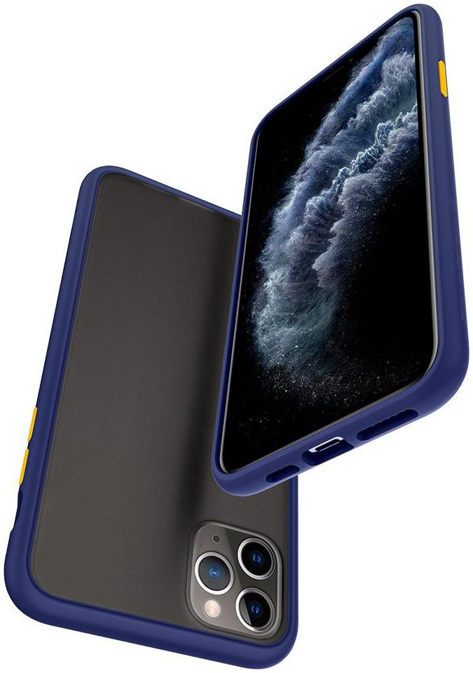 Spigen Cyrill Color Brick Apple iPhone 11 Pro Hoesje Navy afbeelding 2