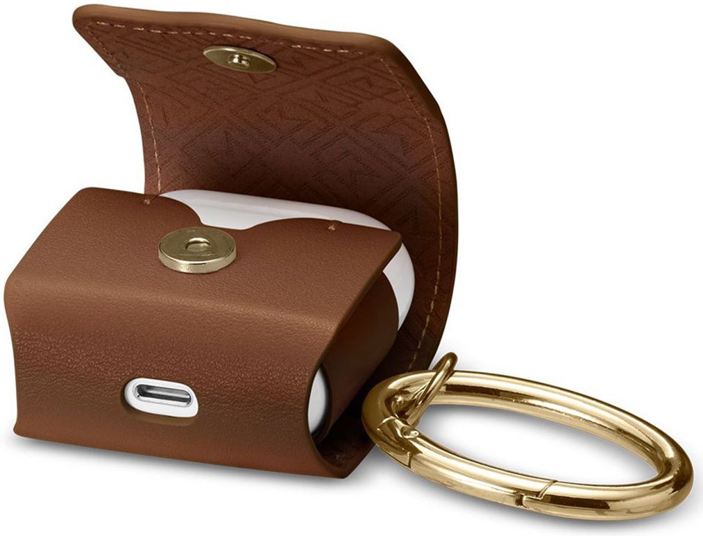 Spigen La Manon Apple AirPods Hoesje Bruin afbeelding 2